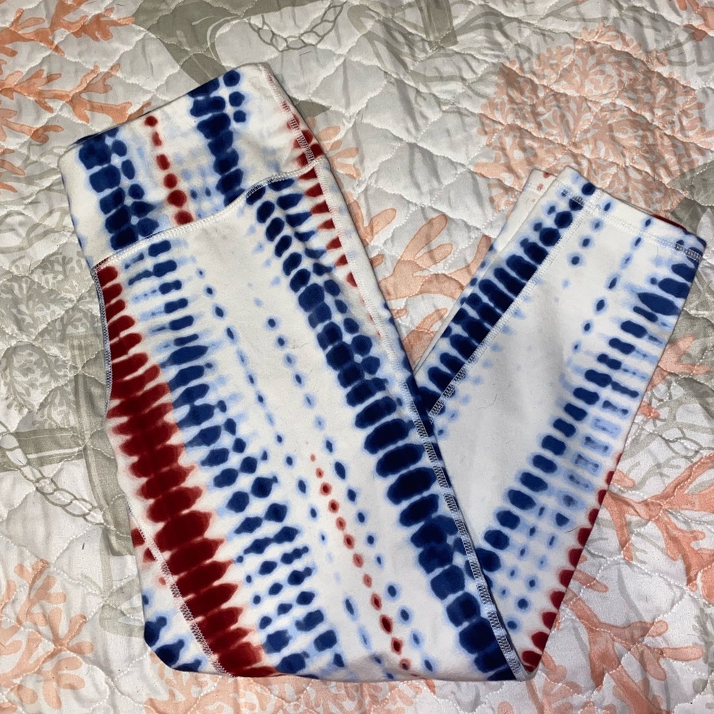 Red, White, & Blue leggings